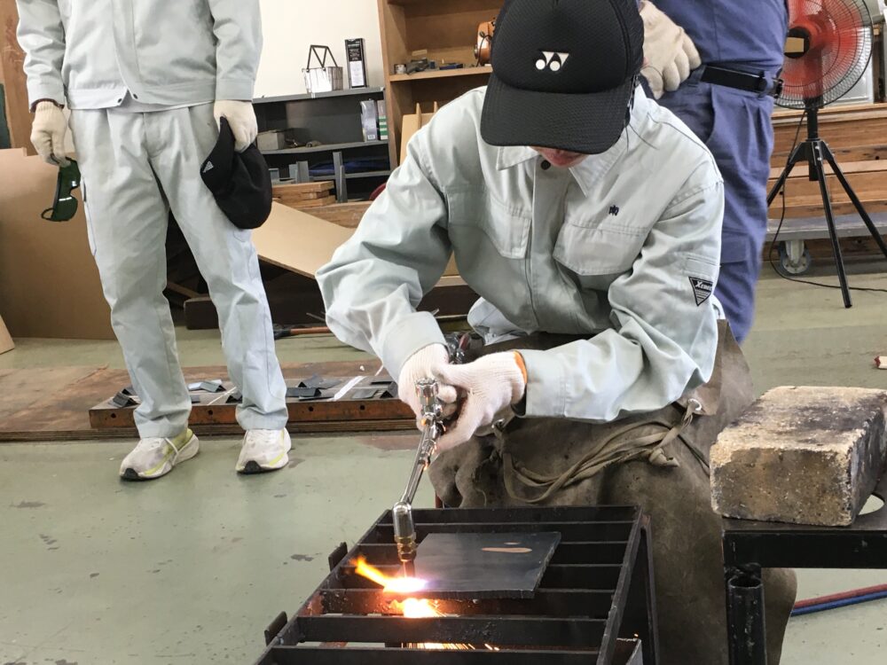 ガス溶接講習